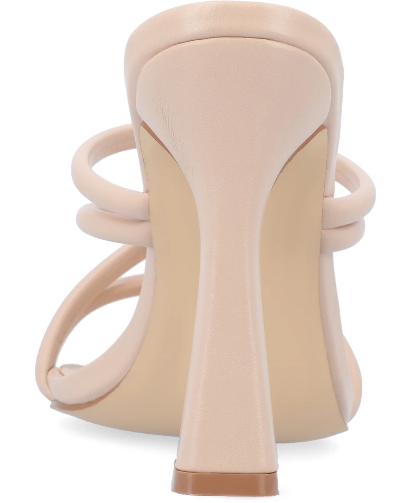 Journee Collection Women's Louisse Crisscross Slip-On Sandals