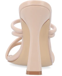 Journee Collection Women's Louisse Crisscross Slip-On Sandals