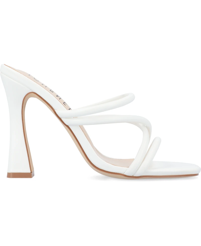 Journee Collection Women's Louisse Crisscross Slip-On Sandals