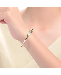 Ra 14K Gold Plated Bypass Cuff Bracelet