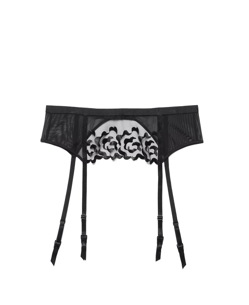 Adore Me Plus Tiana Garter Belt Lingerie