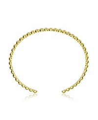 Ra 14K Gold Plated Cuff Bracelet
