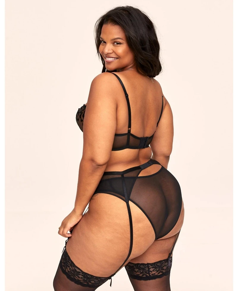 Adore Me Plus Tiana Garter Belt Lingerie