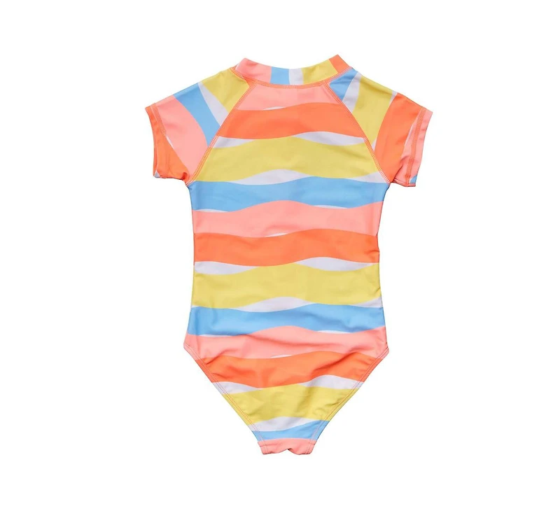 Snapper Rock Toddler Girls Toddler|Child Good Vibes Ss Surf Suit