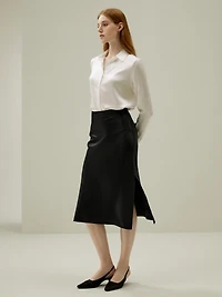 Lilysilk Women's Basic Concealed Placket Silk Shirt
