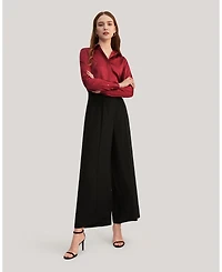 Lilysilk Women's Basic Concealed Placket Silk Shirt