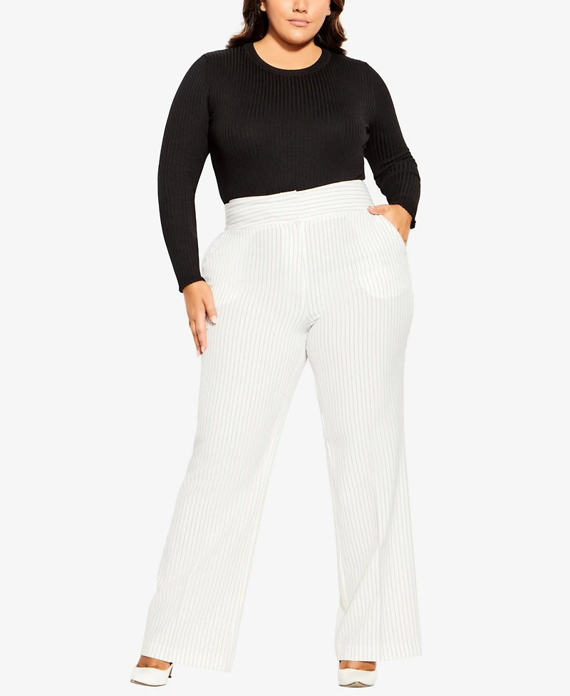 City Chic Women's Penelope Wide Leg Pant