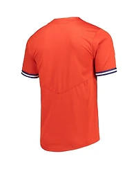 Men's and Women's Nike Orange Clemson Tigers Two-Button Replica Softball Jersey