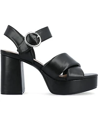 Journee Collection Women's Akeely Platform Sandals