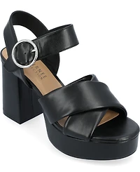 Journee Collection Women's Akeely Platform Sandals