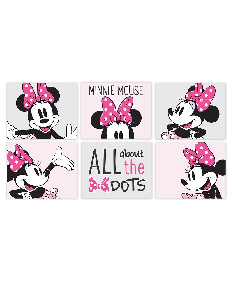 Lambs & Ivy Disney Baby Minnie Mouse Unframed Nursery/Child Wall Art