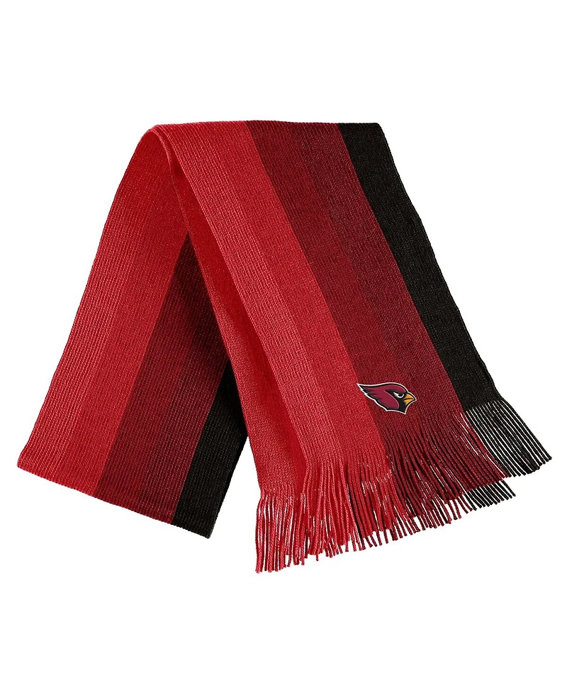 Women's Wear by Erin Andrews Cardinal Arizona Cardinals Ombre Pom Knit Hat and Scarf Set