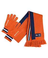 Women's Wear by Erin Andrews Denver Broncos Scarf and Glove Set