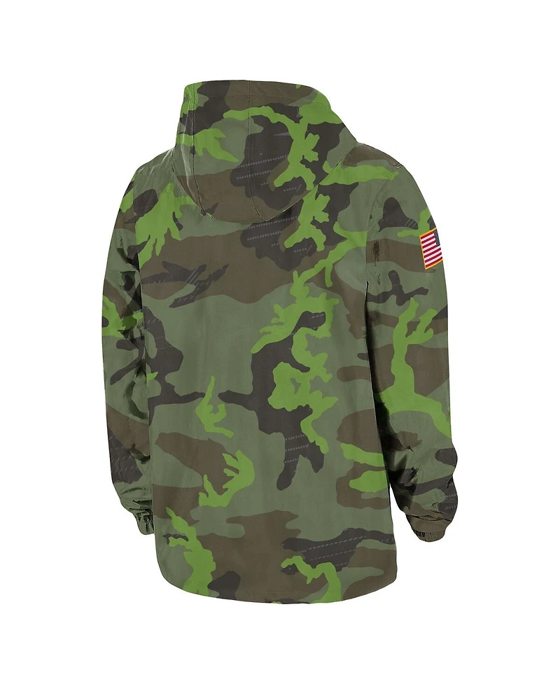 Men's Nike Camo Michigan State Spartans Hoodie Full-Snap Jacket