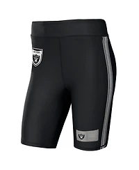 Women's Wear by Erin Andrews Black Las Vegas Raiders Biker Shorts