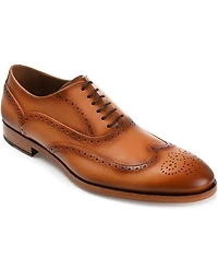 Taft Men's Beck Handcrafted Brogue Wingtip Leather Dress Shoes