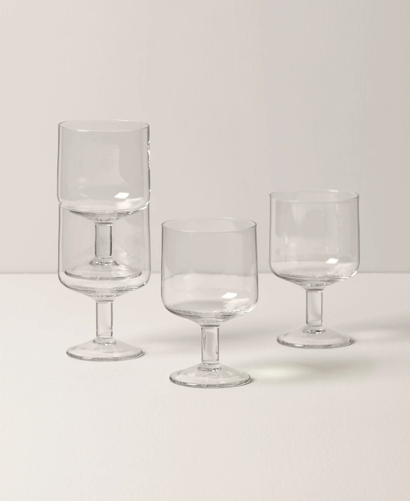 Lenox Tuscany Classics Stackable Wine Glass Set, 4 Piece