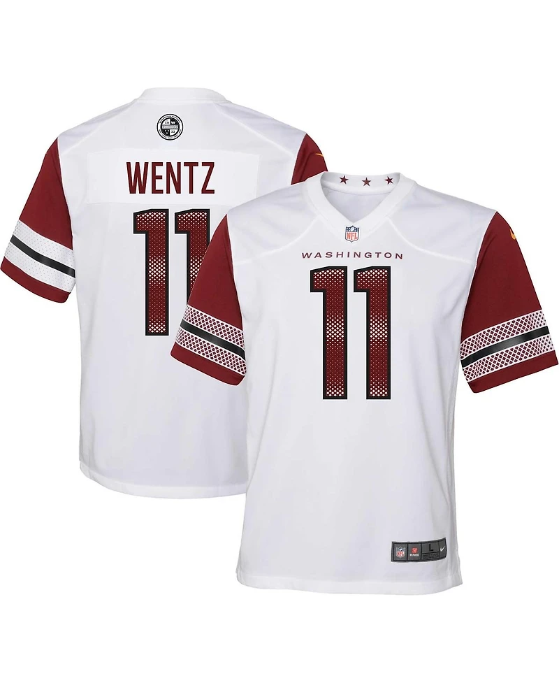 Nike Big Boys and Girls Carson Wentz Washington Commanders Alternate Game Jersey