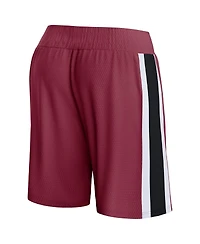 Men's Fanatics Wine Cleveland Cavaliers Referee Iconic Team Mesh Shorts