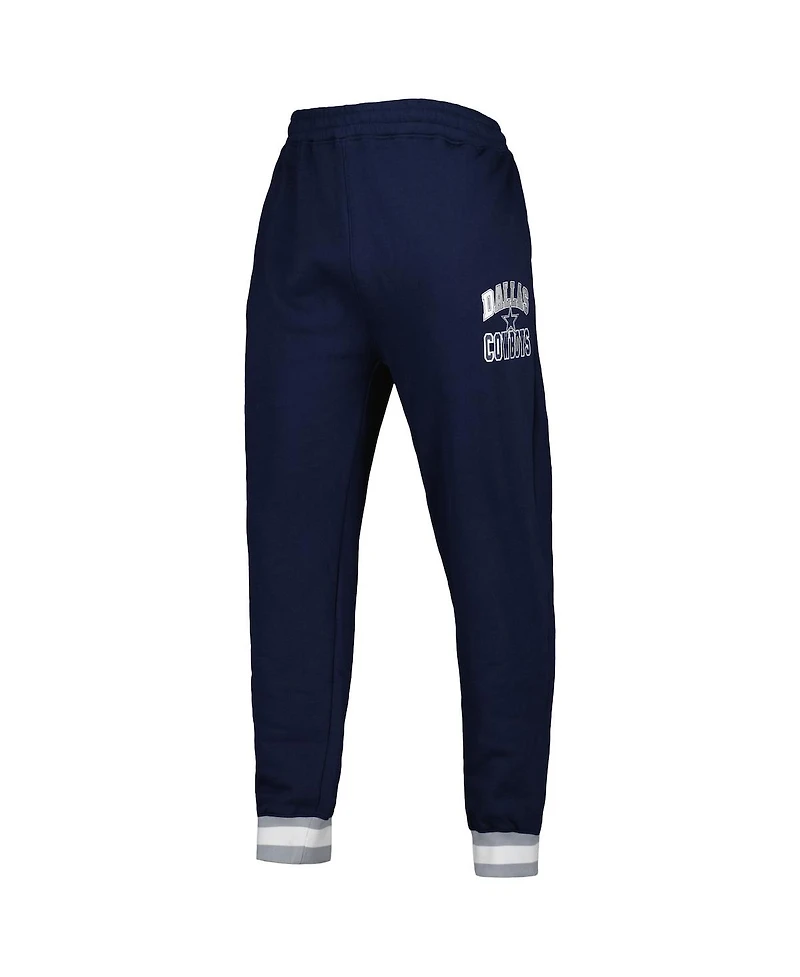 Men's Starter Navy Dallas Cowboys Blitz Fleece Jogger Pants