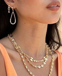 Ettika Crystal Teardrop Earrings