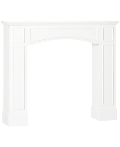 Modern Fireplace Mantel for Fireplace with Decorative Pattern
