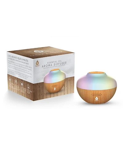 Pursonic 300ml Aromatherapy Essential Oil Diffuser Moisturizes Air & Skin, 7 Color Changing Led Lights Waterless Auto Shut-Off