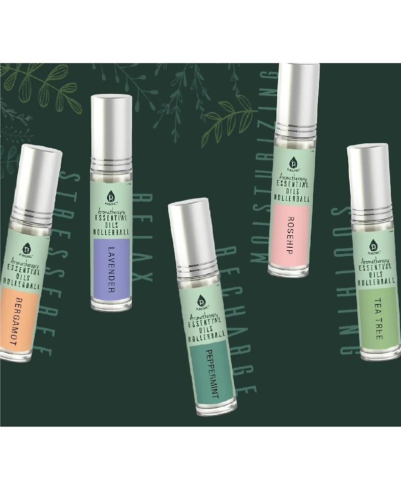 Pursonic Aromatherapy Essential Oils Rollerballs
