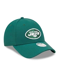 Women's New Era Green New York Jets Simple 9FORTY Adjustable Hat