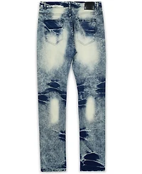 Reason Men's Big and Tall Craft Medium Rinse Denim Jeans