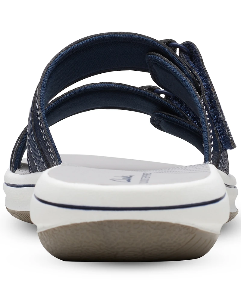 Clarks Women's Cloudsteppers Breeze Piper Comfort Slide Sandals