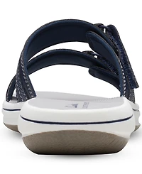 Clarks Women's Cloudsteppers Breeze Piper Comfort Slide Sandals