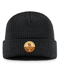 Men's Top of the World Black Houston Cougars Elijah Cuffed Knit Hat