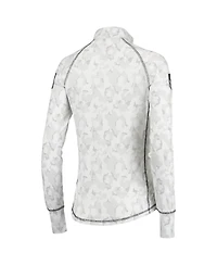 Women's Colosseum White Iowa Hawkeyes Oht Military-Inspired Appreciation Officer Arctic Camo 1/4-Zip Jacket
