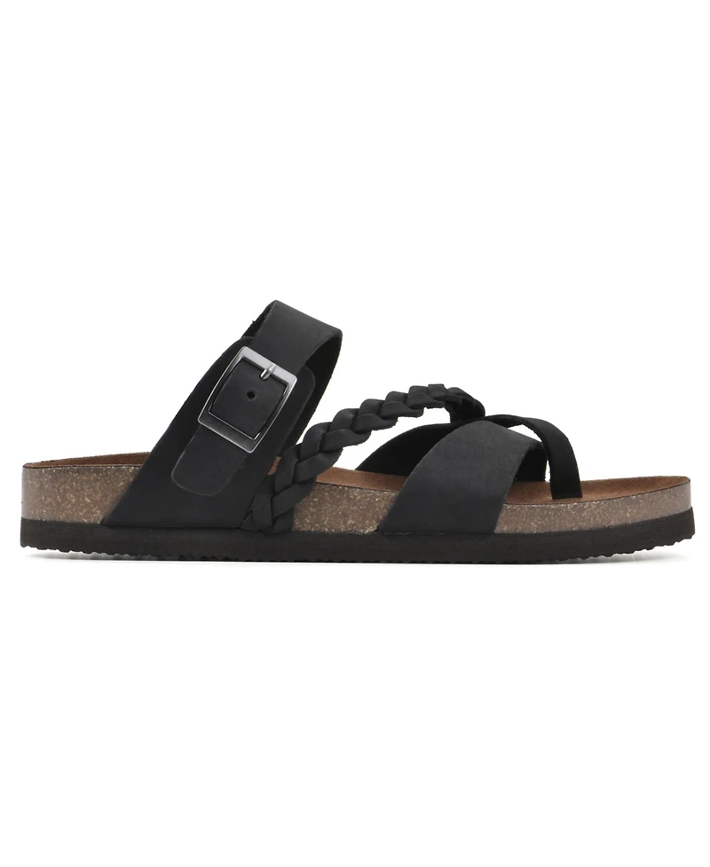 White Mountain Women's Hazy Footbed Sandals