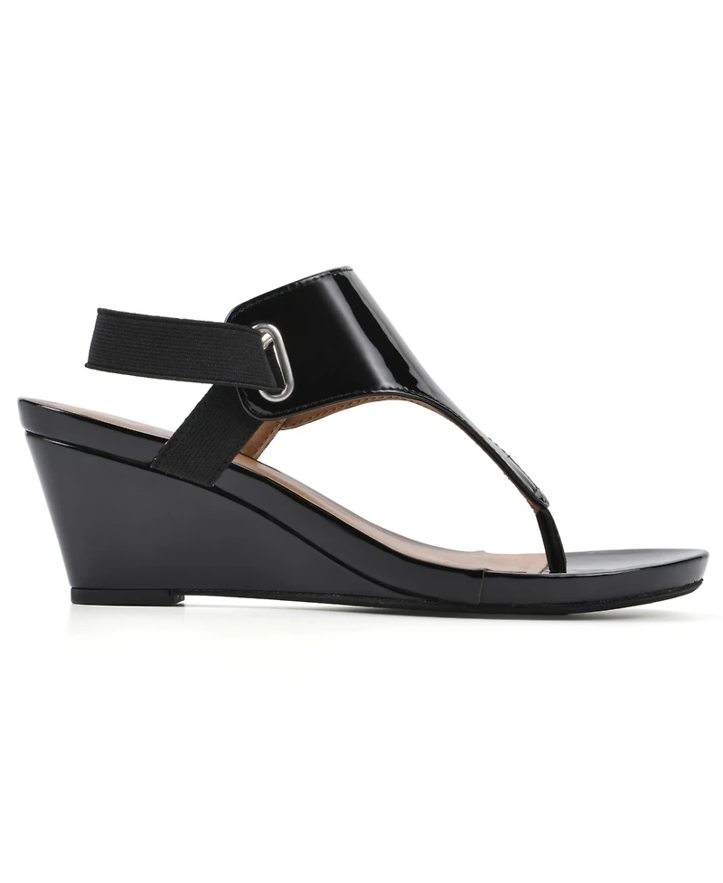 White Mountain Women's All Dres Wedge Sandals