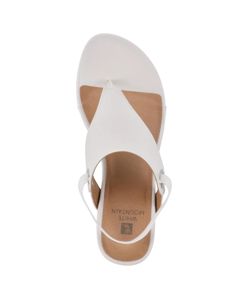 White Mountain Women's All Dres Wedge Sandals