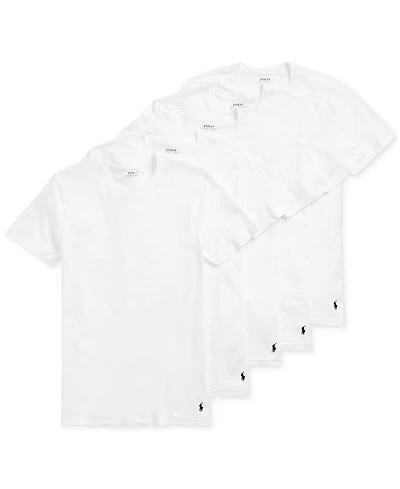 Polo Ralph Lauren Men's 5-Pack Crew-Neck Undershirts
