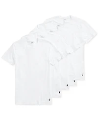 Polo Ralph Lauren Men's 5-Pack Crew-Neck Undershirts