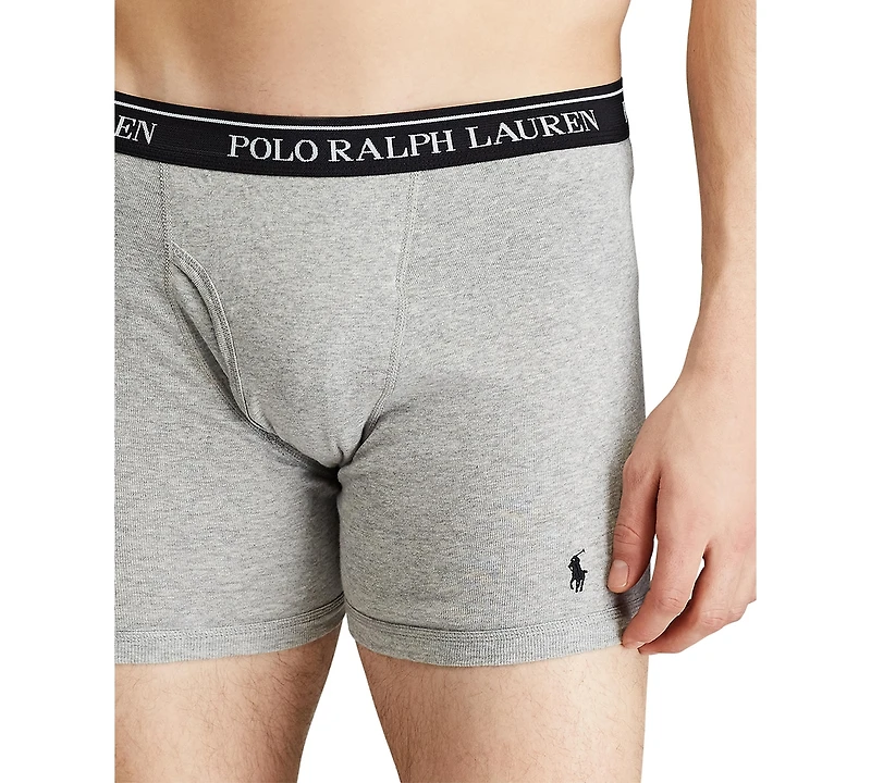 Polo Ralph Lauren Men's 5-Pack Classic Cotton Boxer Briefs