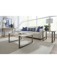 Ariela Travertine Occasional Console Table