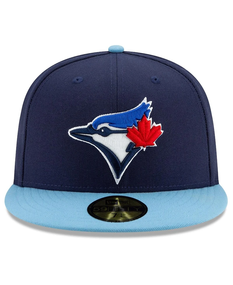 Men's New Era Navy Toronto Blue Jays Alternate 4 Authentic Collection On-Field 59FIFTY Fitted Hat