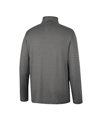 Men's Colosseum Charcoal Utah Utes Logo Quarter-Zip Windshirt