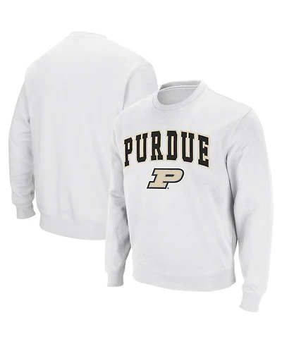 Colosseum Men's Purdue Boilermakers Arch & Logo Crew Neck Sweatshirt