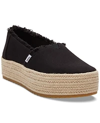 Toms Women's Valencia Canvas Platform Espadrilles