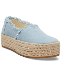 Toms Women's Valencia Canvas Platform Espadrilles