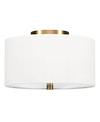 Ellis 12" Flush Mount with Fabric Shade