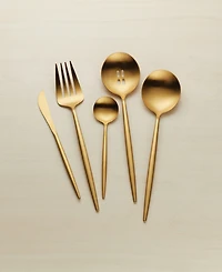 Hampton Forge Skandia Zephyr Satin 45 Piece Flatware Set
