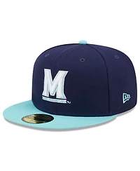 New Era Men's Navy, Light Blue Maryland Terrapins 59FIFTY Fitted Hat
