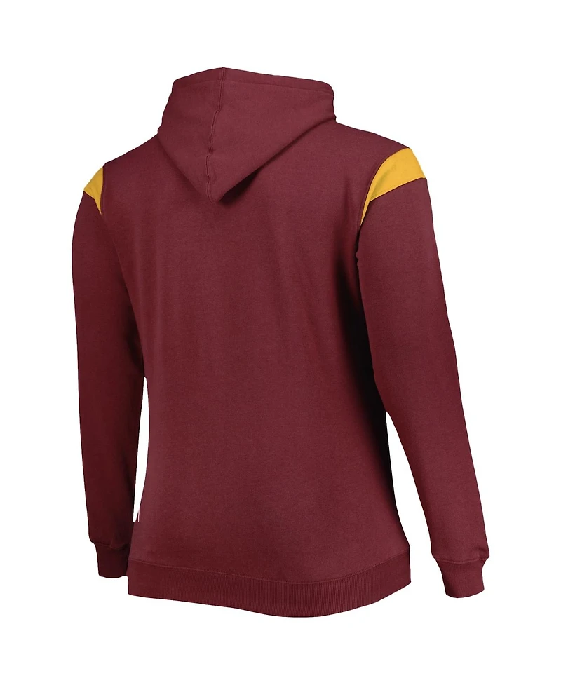Fanatics Men's Burgundy Washington Commanders Big and Tall Call the Shots Pullover Hoodie